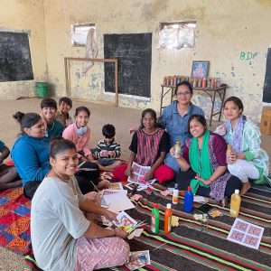 Painting Workshop at Gulbai Tekra_2023-24